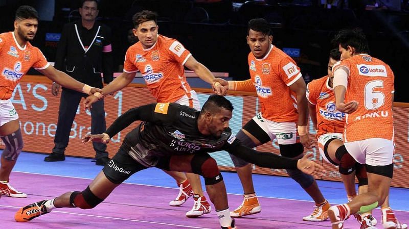 Siddharth has scored an identical 15 points in both the matches against Puneri Paltan.