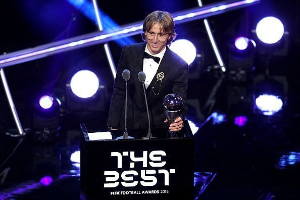 Luka Modric at the Best FIFA Football Awards - Show