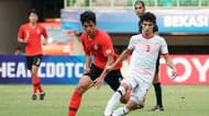 Hanonov Vahdat of Tajikistan in action against South Korea (Image Courtesy: AFC)