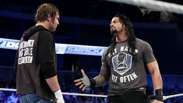 Ambrose confronts Reigns