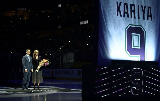 Anaheim Ducks retire Hall of Fame scorer Paul Kariya's No. 9