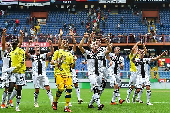 Parma are comfortably mid-table at the moment