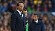 Julen Lopetegui during the El Clasico