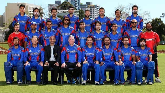 The Afghanistan team for the ICC 2015 World Cup