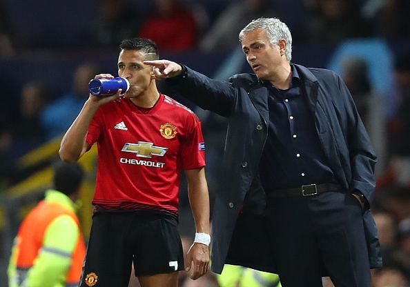 Sanchez and Mourinho have a frosty relationship