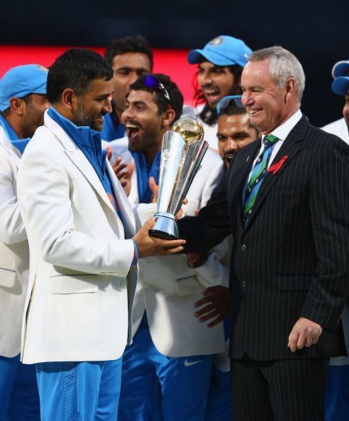 With Champions Trophy 2013 under his belt, MS Dhoni became the first captain to win all 3 ICC Tournaments