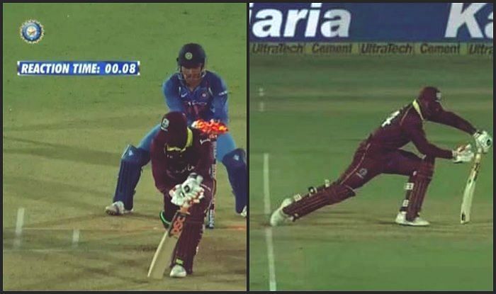 VIDEO: MS Dhoni's world record lightning-quick stumping against the West  Indies