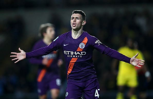 Foden scored and assisted in a rare start for Manchester City in the League Cup recently