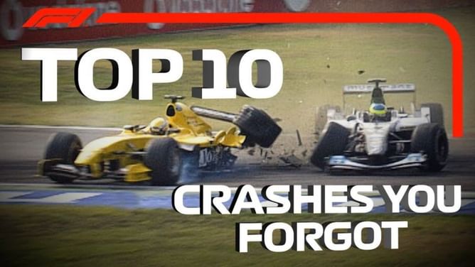 F1: Watch: Top 10 crashes you may have forgotten