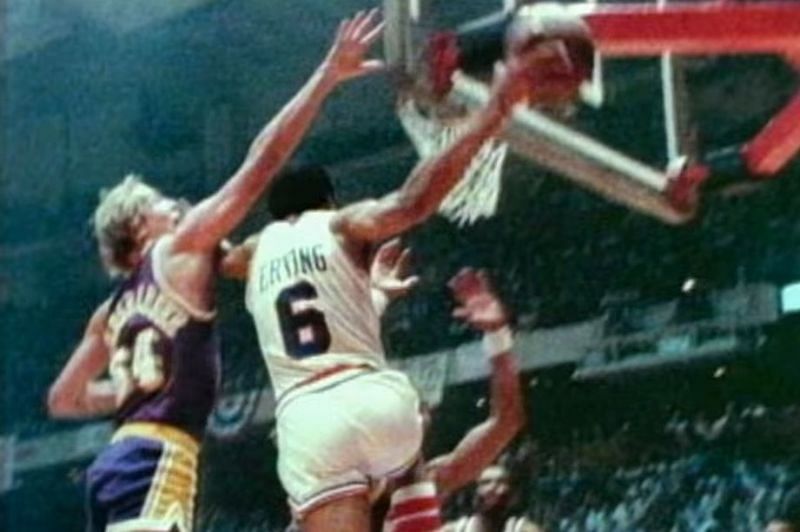Julius Erving incredible shot against the Lakers: Game 4 of NBA Finals
