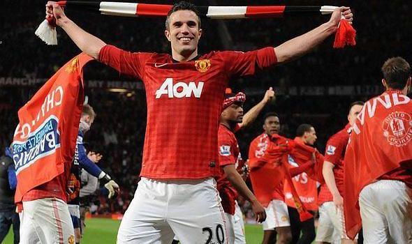 Van Persie combined well with Wayne Rooney and scored some amazing goals taking United to the podium