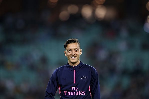 Mesut Ozil lies forgotten amongst his peers when it comes to the number of titles