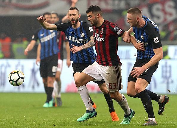 AC Milan v FC Internazionale is one of the biggest fixtures in Serie A