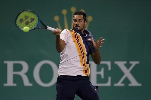 Nick in action on Day 2 in this year's Shanghai Masters