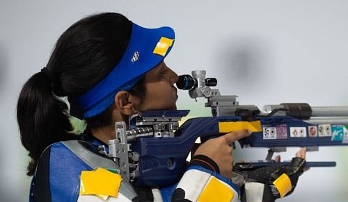 Silver medalist Mehuli Ghosh from India (Image Courtesy: IOC)