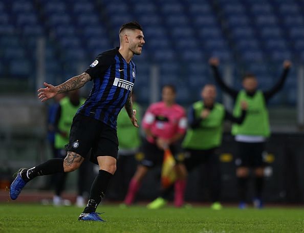 Icardi has been consistently scoring goals for Inter Milan.