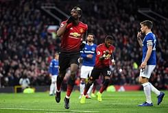 Paul Pogba trolls himself after bizarre penalty run-up in Everton clash