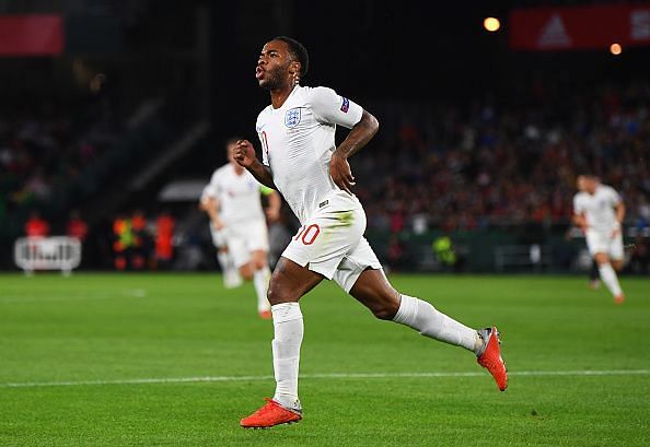 Sterling finally put an end to his goal drought for the national team
