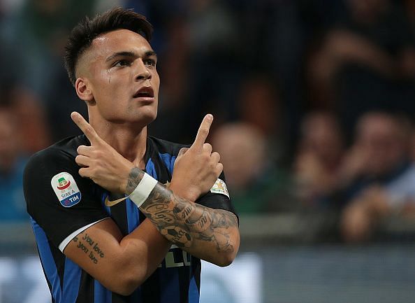 Lautaro Martinez - His height would compliment all the crosses coming in from Roberto or Jordi Alba