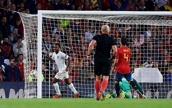 Raheem Sterling excelled in a thrilling encounter