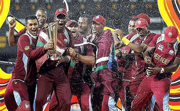 West Indies celebrate their World Cup victory