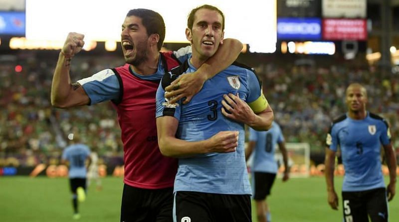 This was a really good week for Uruguay as their star players Luiz Suarez and Diego Godin made it to the team of the week.