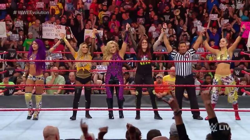 Lita and Trish showed up for the second night in a row on RAW