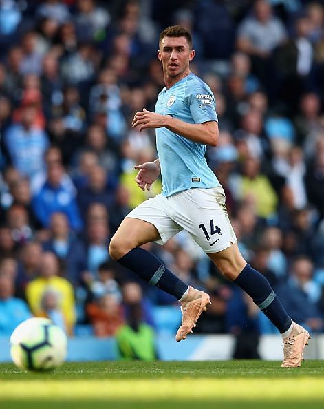 Laporte has the more touches and passes than any defender in the Premier League this season
