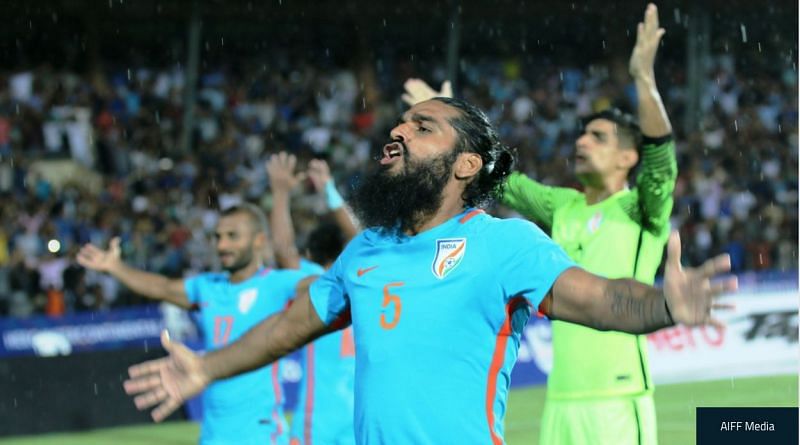 Sandesh Jhingan stood up to the role of captaincy and led India to a goalless draw