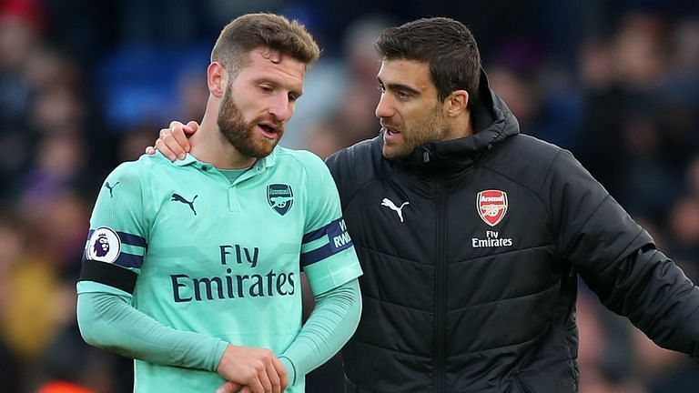 Mustafi conceded a penalty in the dying embers of the first half