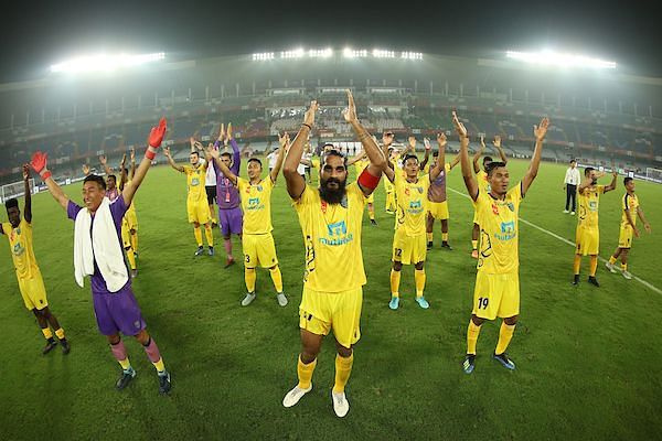 Kerala Blasters are coming home after a 2-0 victory over ATK