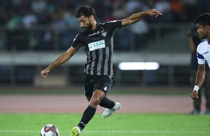 The &#039;Hero of the Match&#039; scored the opening goal and was a constant threat to the home side. (Image Courtesy:&Acirc;&nbsp;Indian Super League)