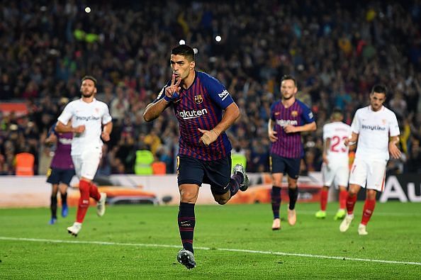 Suarez was top class in the second half against Sevilla