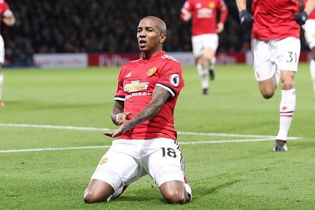 Ashley Young has been preferred over others in full-back positions.