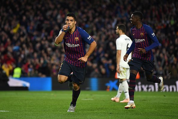 Suarez netted three goals against Real Madrid