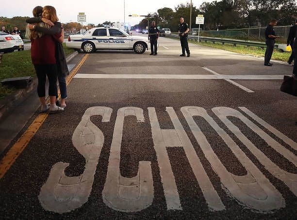 Florida Town Of Parkland In Mourning, After Shooting At Marjory Stoneman Douglas High School Kills 17