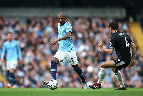 Fernandinho scored a goal and provided an assist for Manchester City in the Premier League