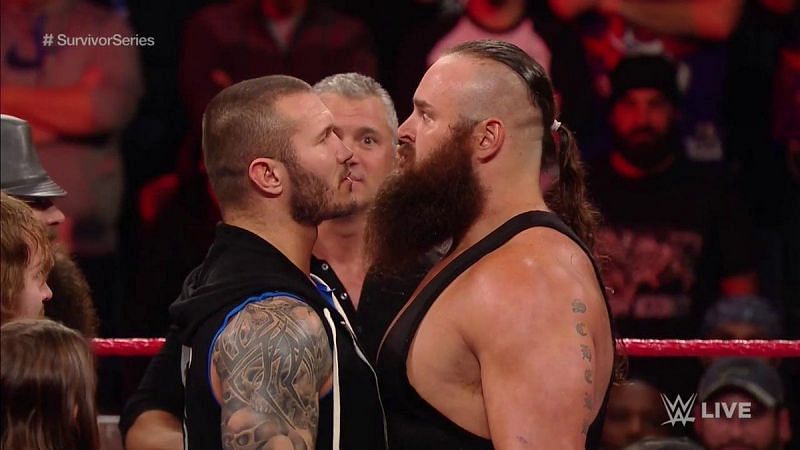 Randy Orton goes face to face with Bruan Strowman