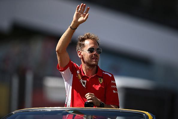 Vettel waving goodbye to his title hopes like.....