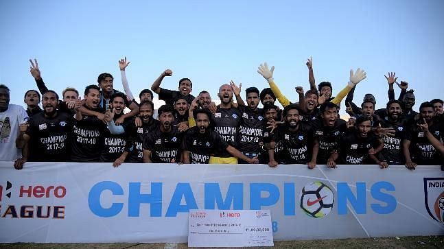 Clubs like Minerva Punjab (in pic) and Aizawl FC have won the I-League in recent years