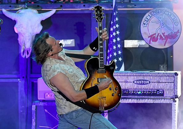 Ted Nugent in concert at Sunset Station