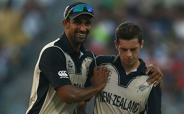 Ish Sodhi and Mitchell Santner