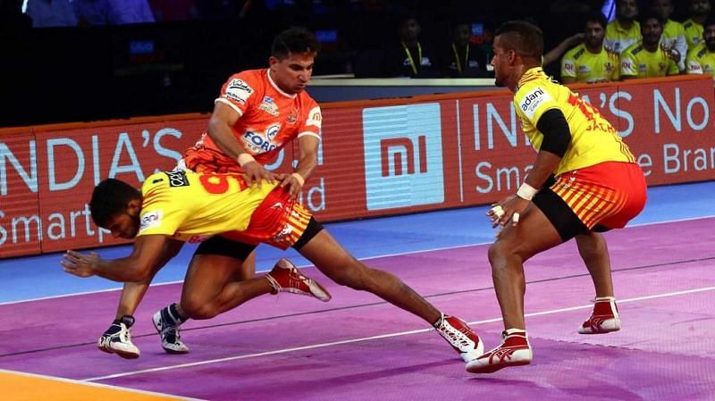 Nitin Tomar finished with 44 raid points from six matches - A far cry from his usual self