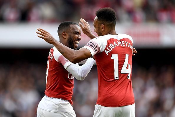 Lacazette and Aubameyang have forged a deadly strike pair for Arsenal