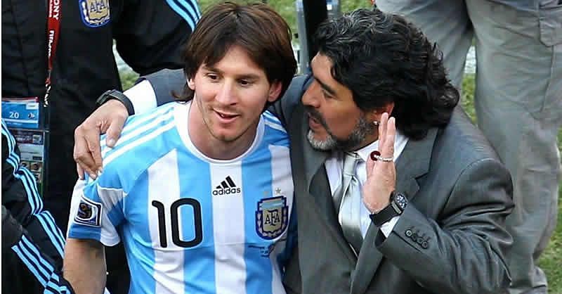 Maradona has now stated that he feels Messi is the greatest player in the world
