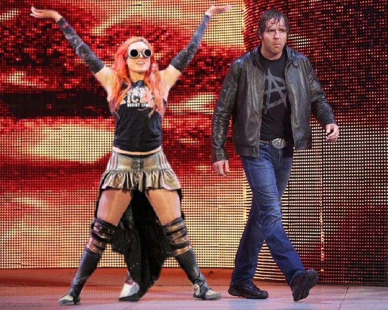 Dean Ambrose and Becky Lynch recently turned heel but have continued using their old theme song