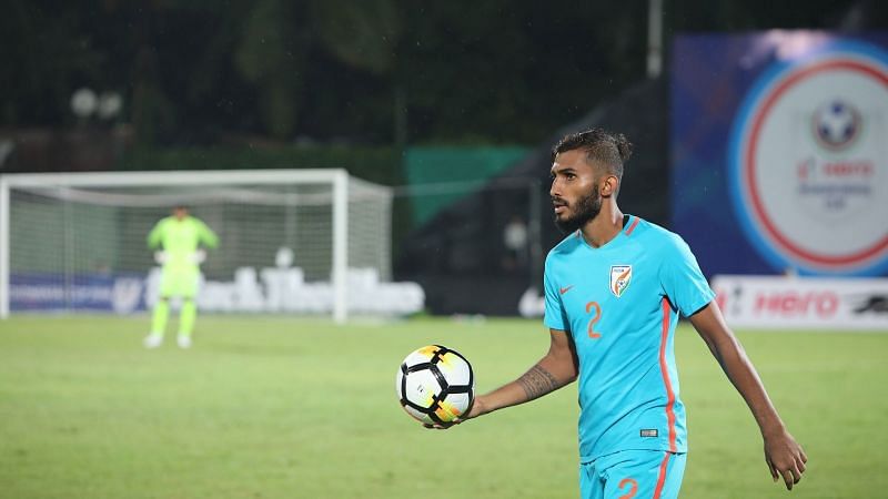 Subhashish Bose got the chance to wear the Captain&#039;s armband during the 2018 SAFF Championship.