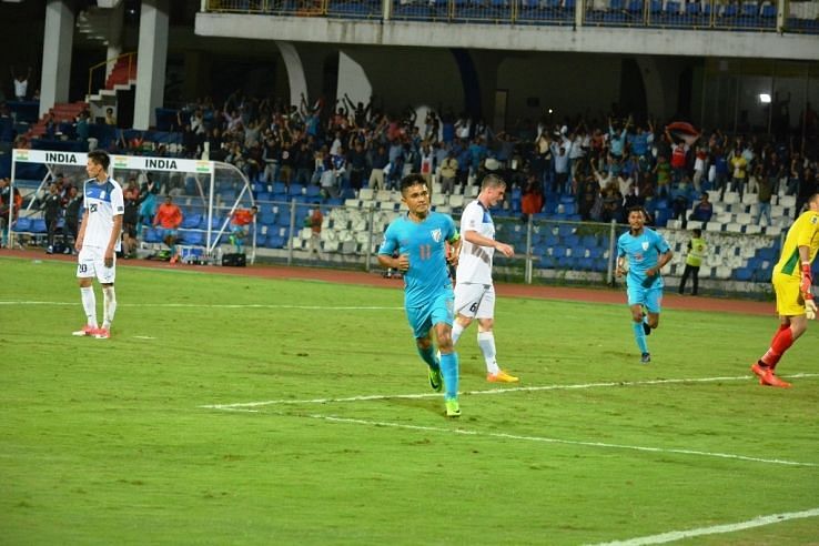 Bengaluru FC&#039;s Sunil Chhetri, the Indian national football team captain (Image: AIFF Media)