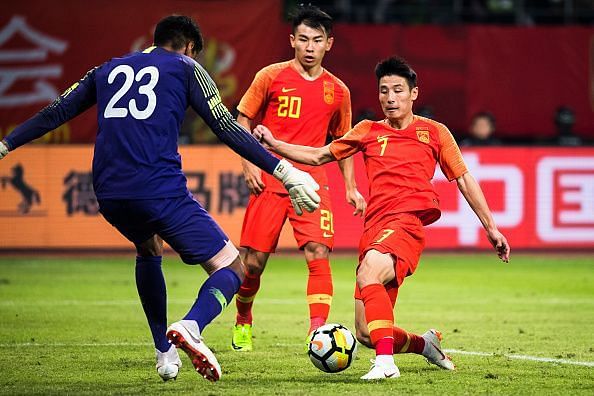 Gurpreet Singh Sandhu starred as India escaped with a draw against China