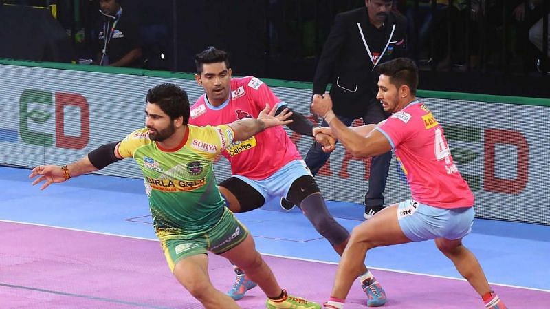 Pardeep Narwal yet again shone for his team with a Super-10